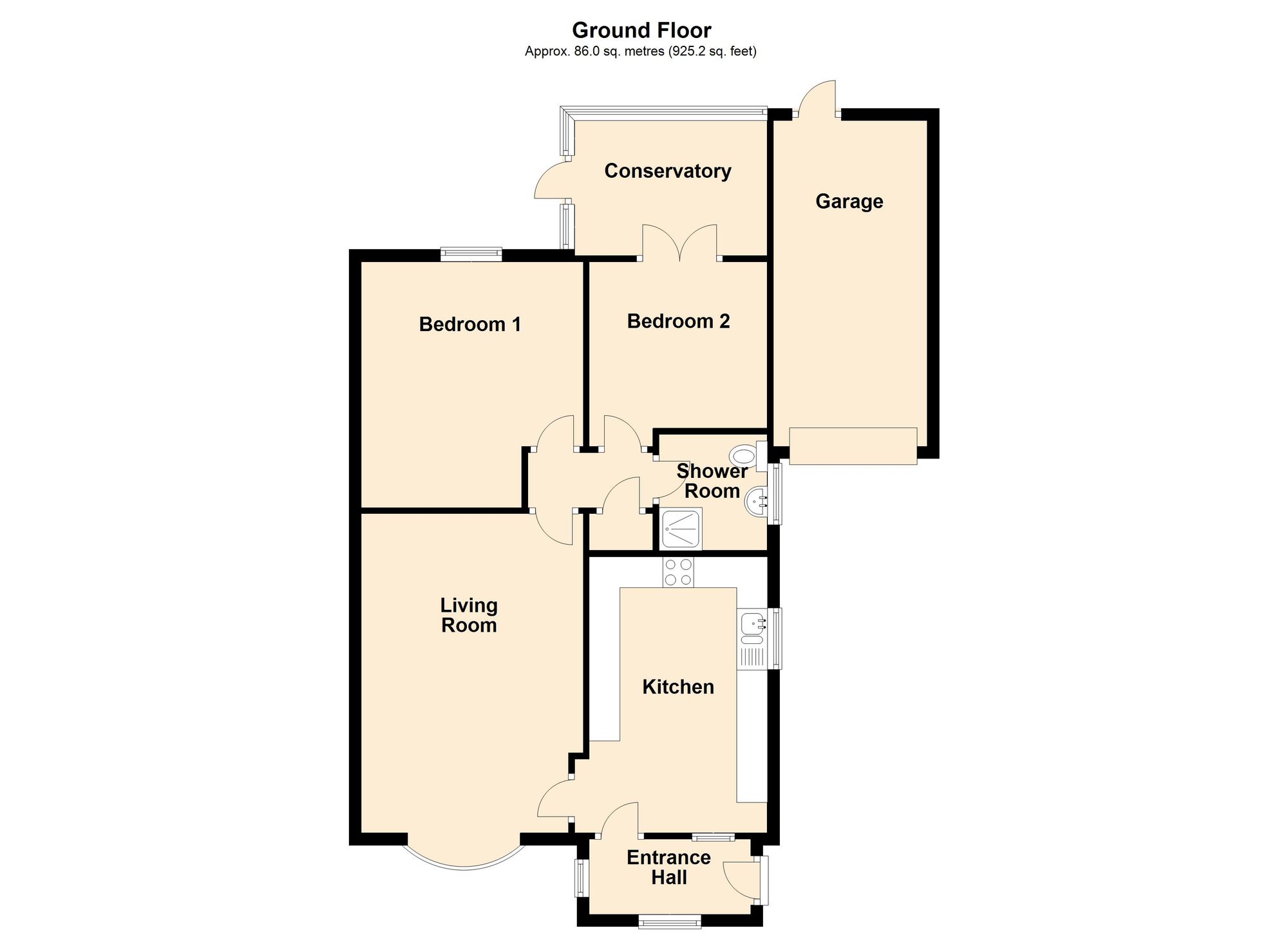 1 The Birches, Doncaster floorplan