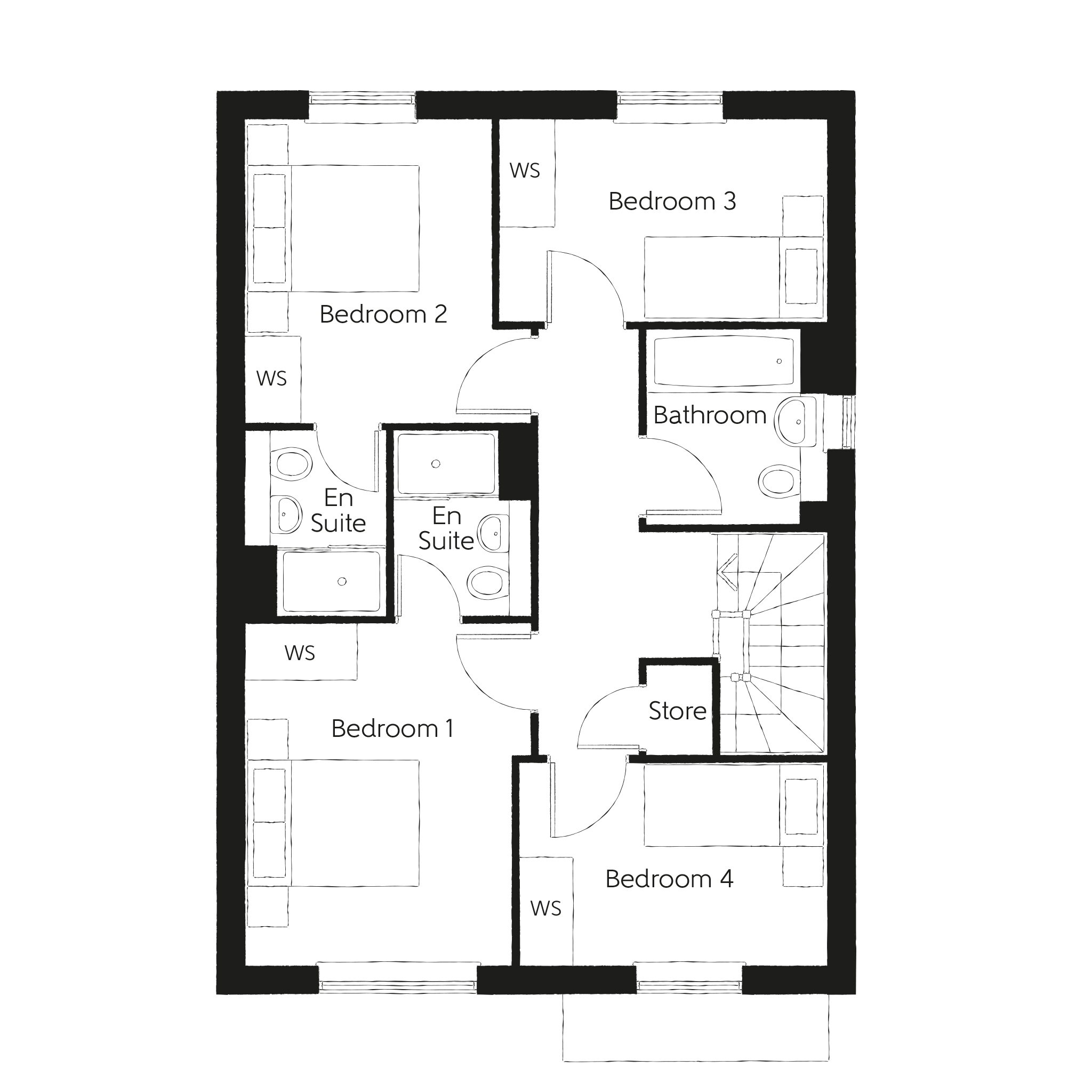 161, 15 Twiddle Green, Beverley floorplan