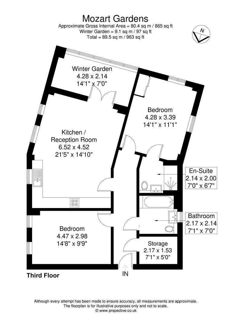 9 Schubert House, Mozart Gardens, London floorplan