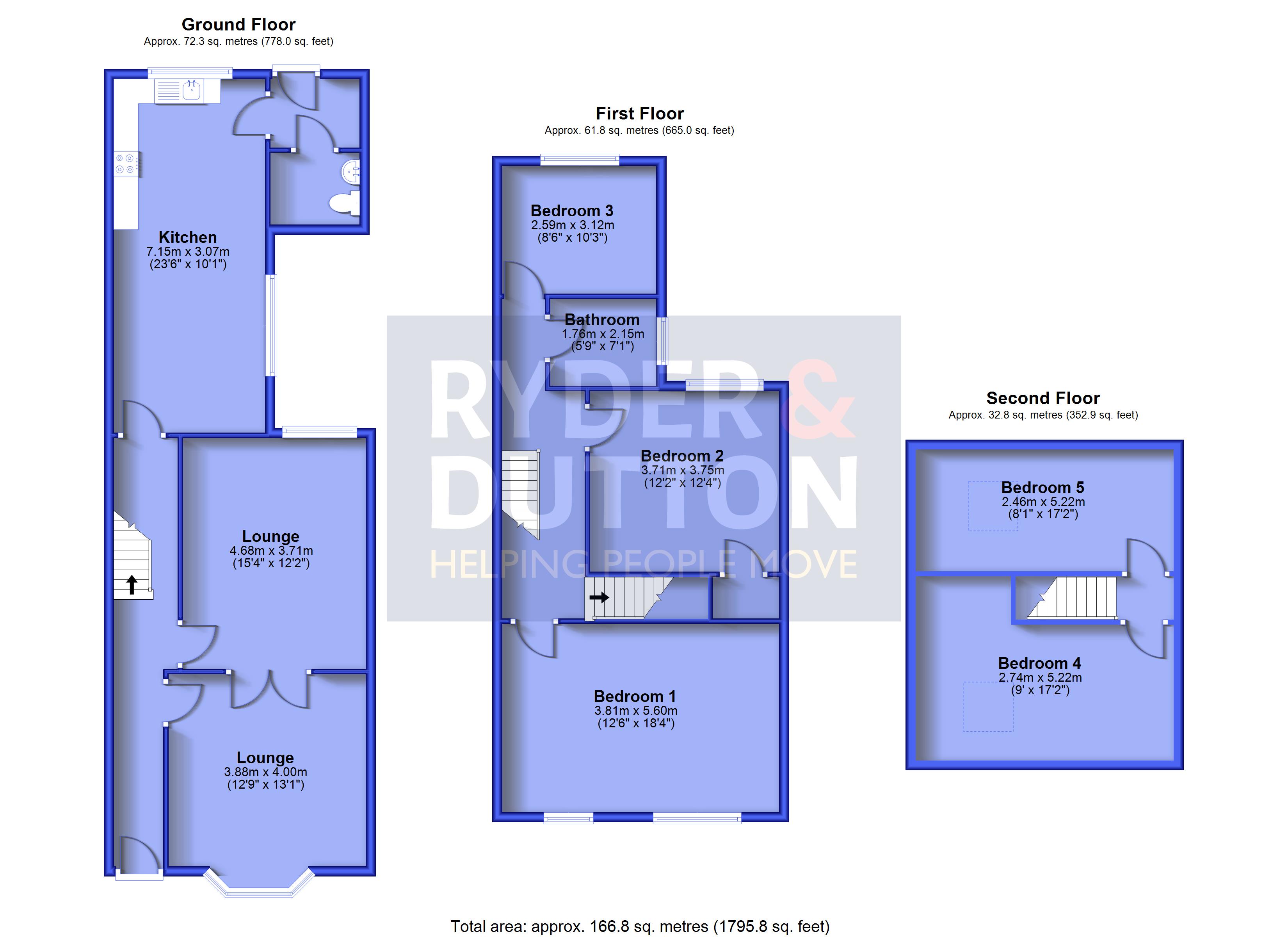 182, Frederick Street, Oldham floorplan