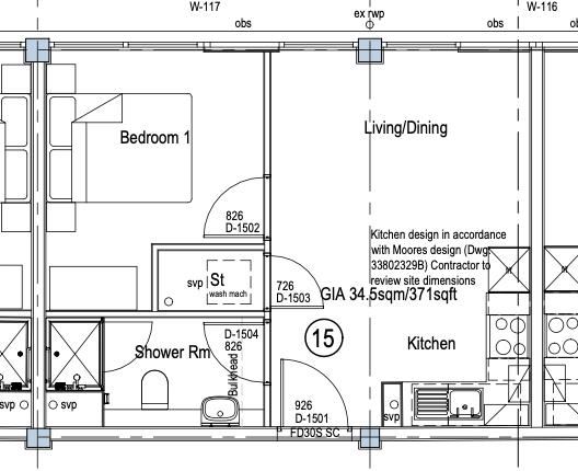 Flat 15, Britannia House, Eastgate Street, Stafford floorplan