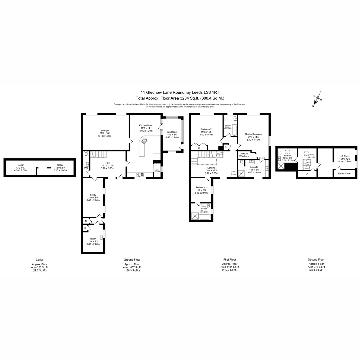 11, Gledhow Lane, Leeds floorplan