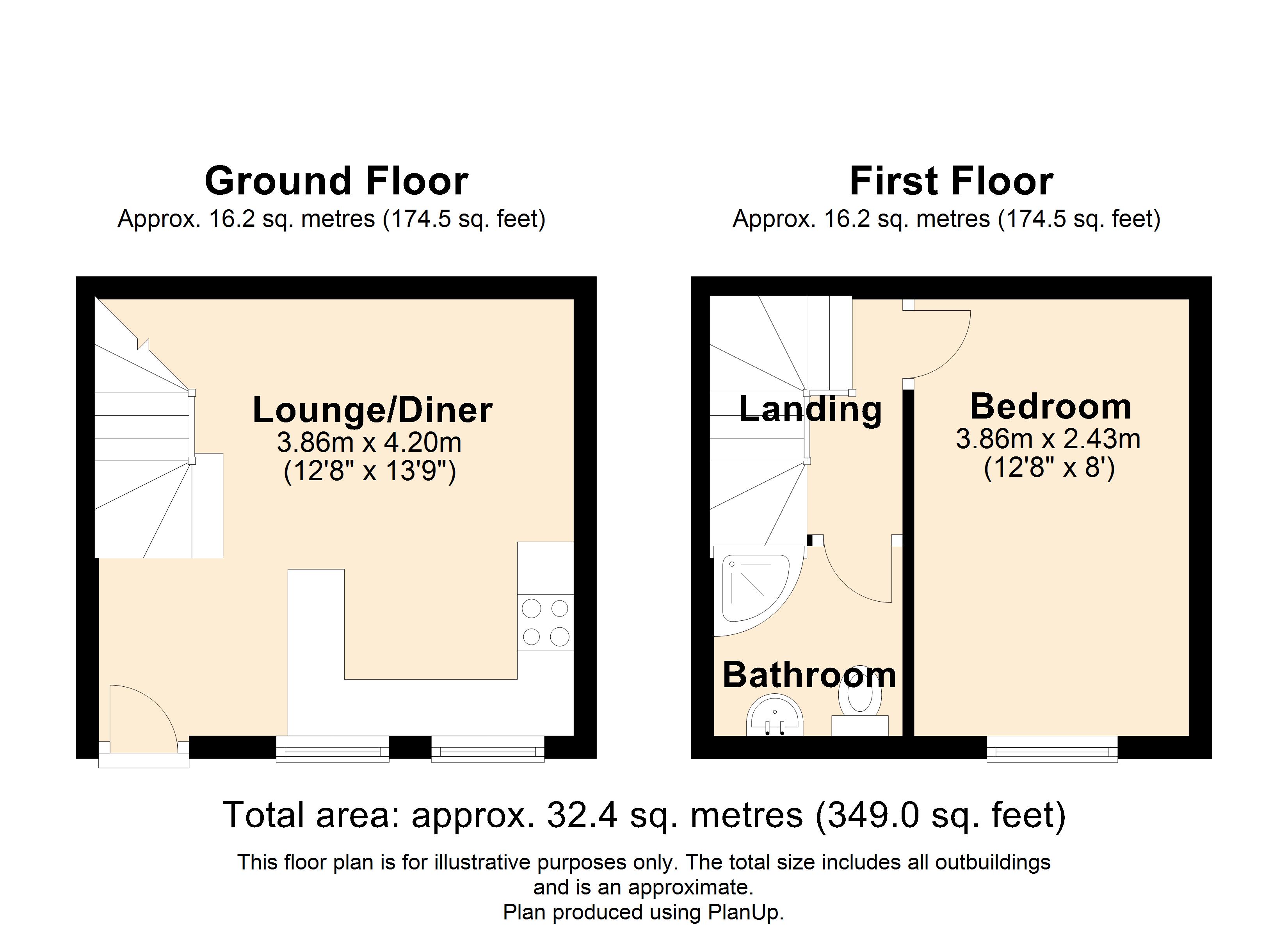 19C De Parys Avenue, Bedford floorplan
