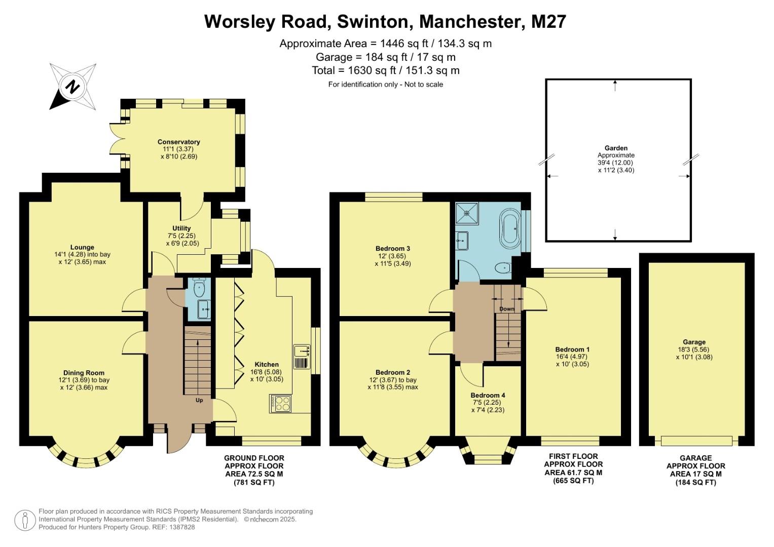 58, Worsley Road, Manchester floorplan
