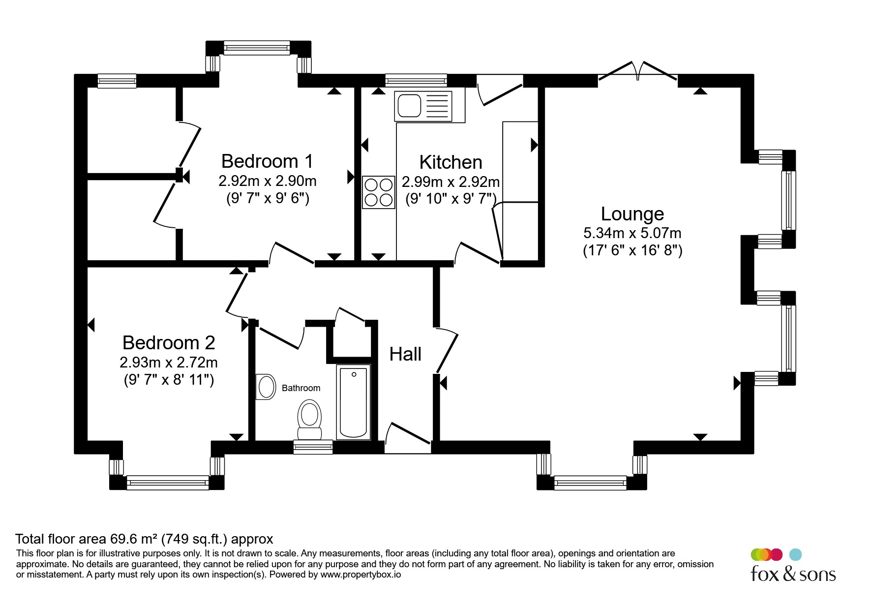 10, Broughton Park, Taunton floorplan