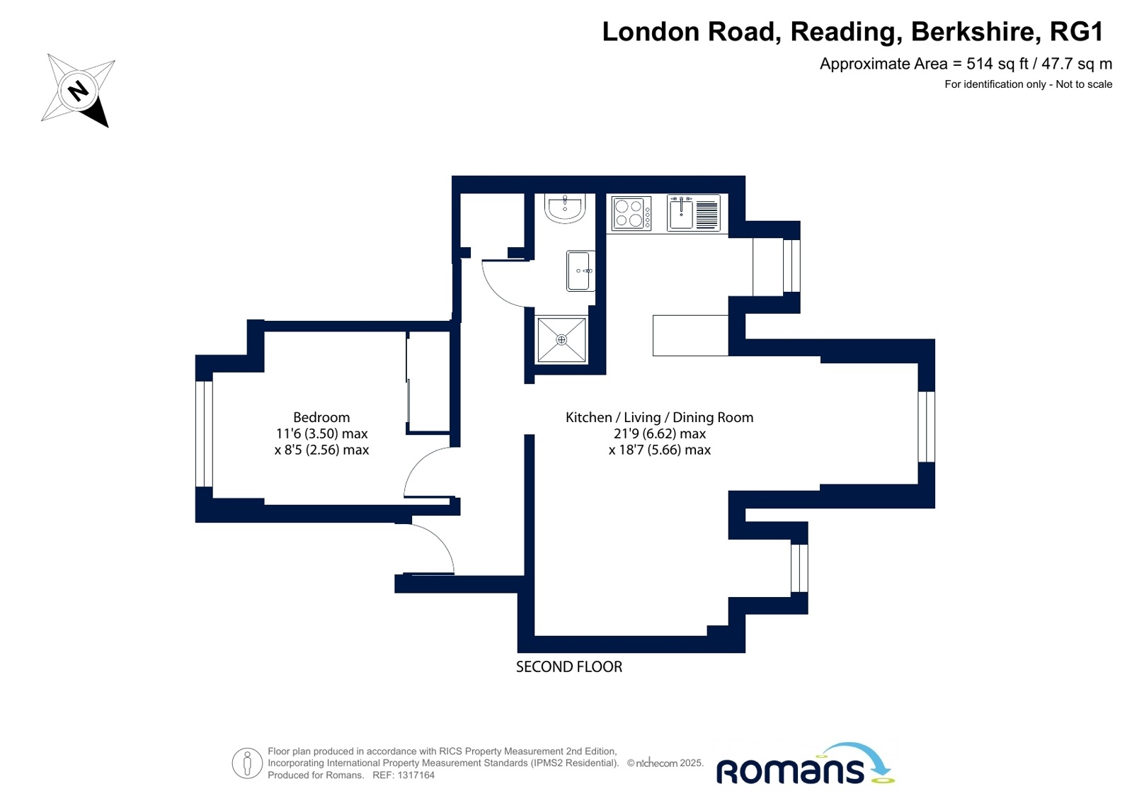 Flat 11, Foley Hall, 58-60, London Road, Berkshire floorplan