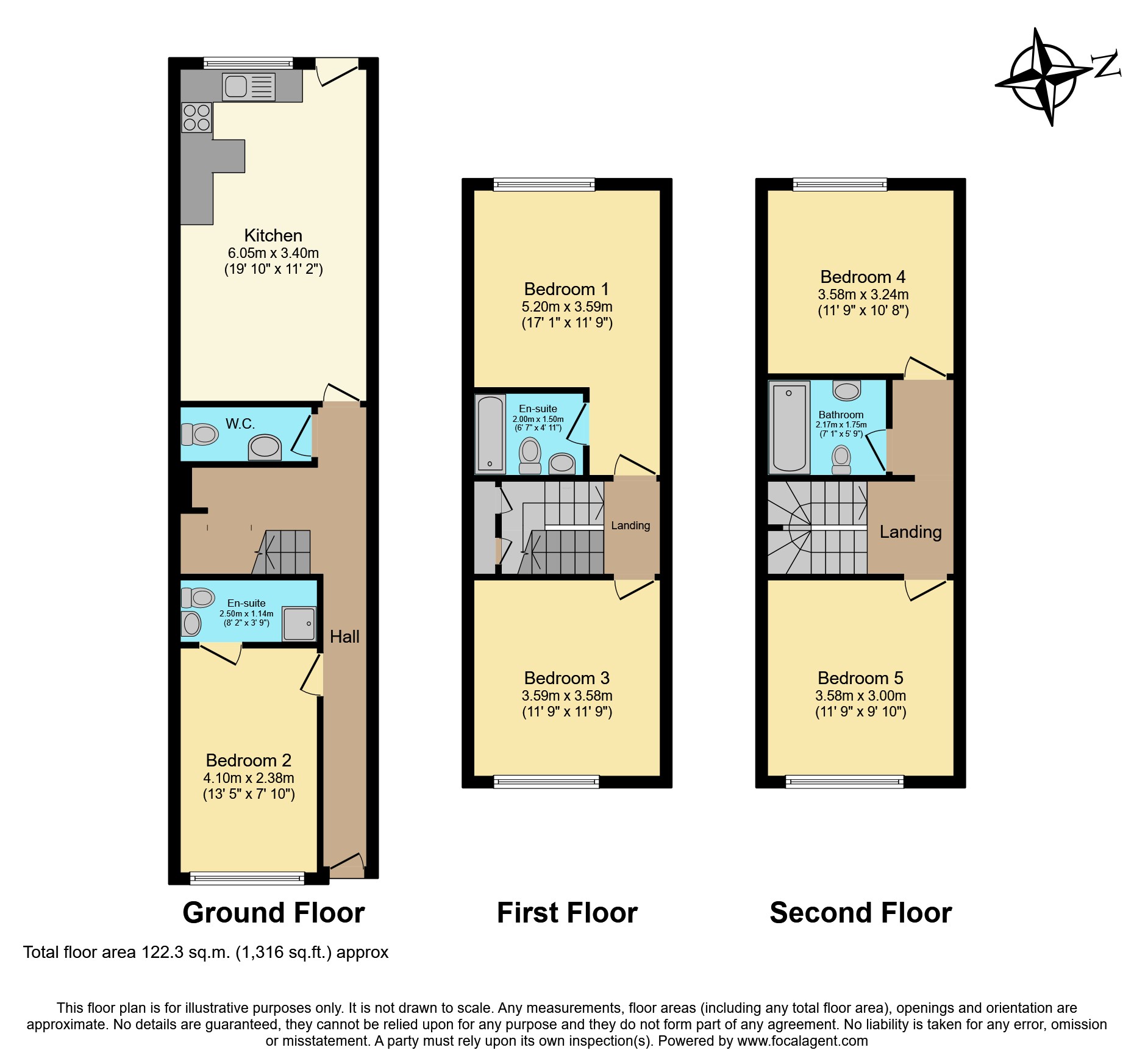 39, Stuart Road, London floorplan