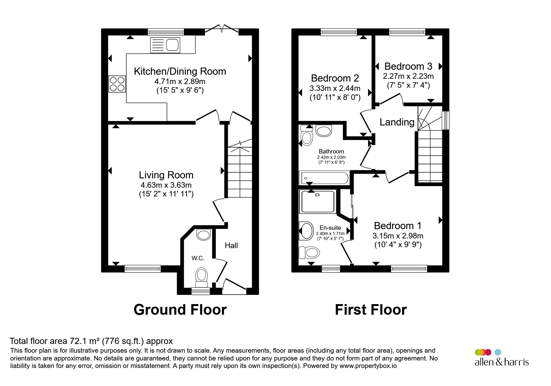 Drumin Court, Glasgow floorplan