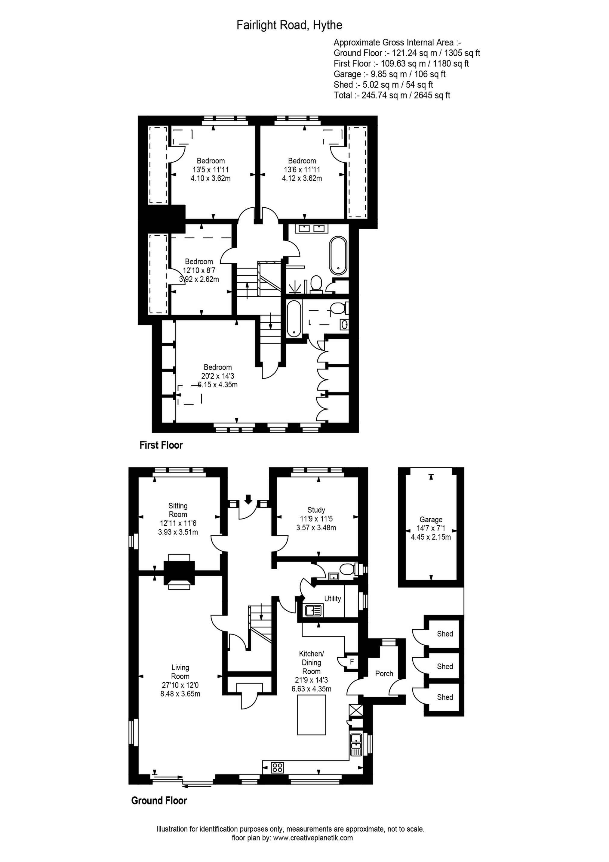 Fairlight Road, Hythe floorplan