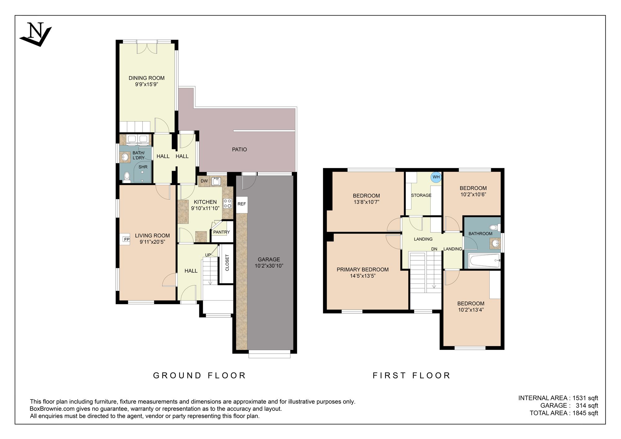 Boundary Edge, Beacon Road, Berkhamsted floorplan