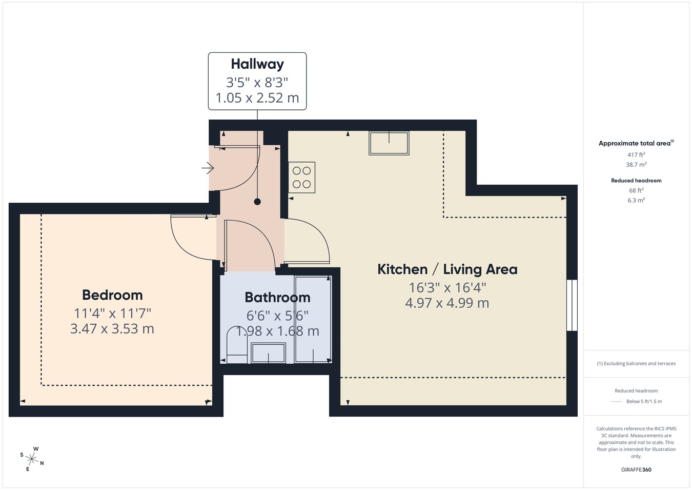 Flat 6, Nightingale Place, 106,, Station Road, Southampton floorplan