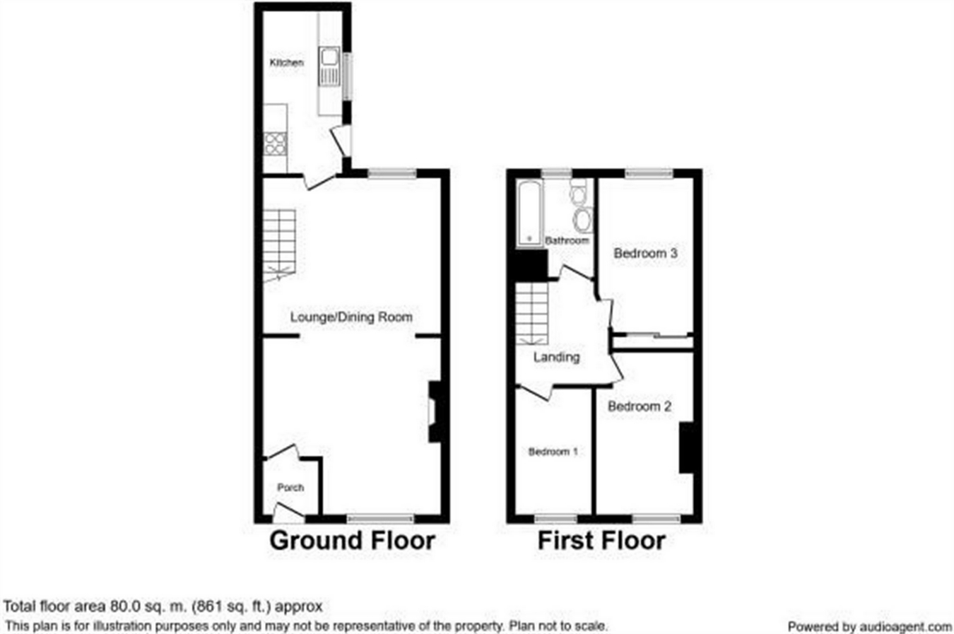 3 Bedrooms Terraced house to rent in Ainsworth Road, Radcliffe, Manchester M26