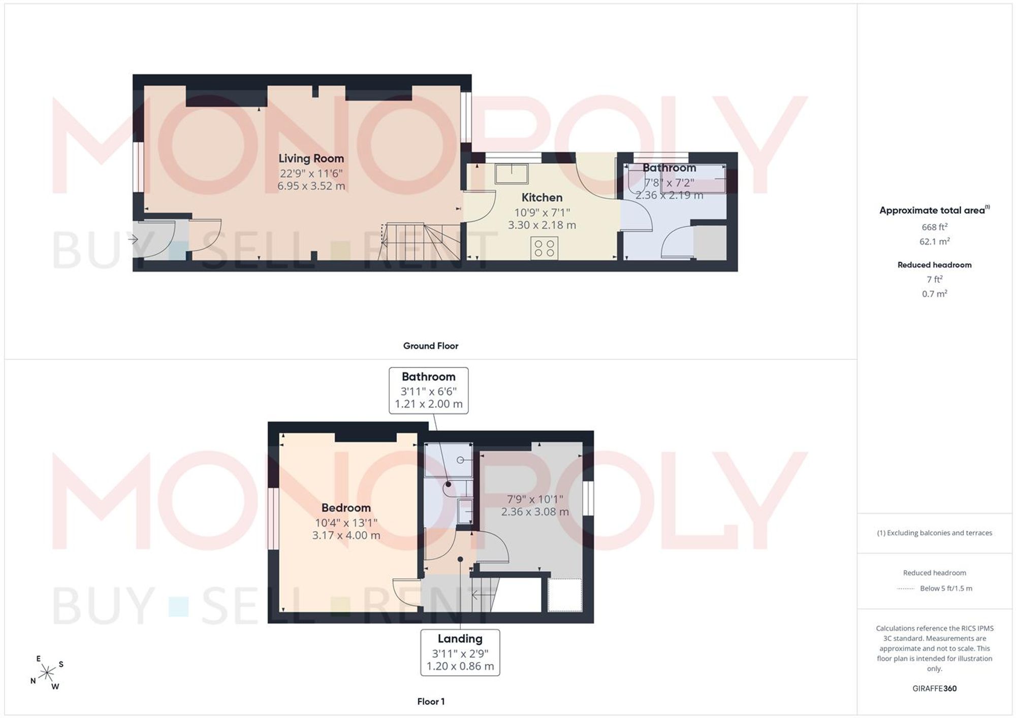 3 Newtown, Wrexham floorplan