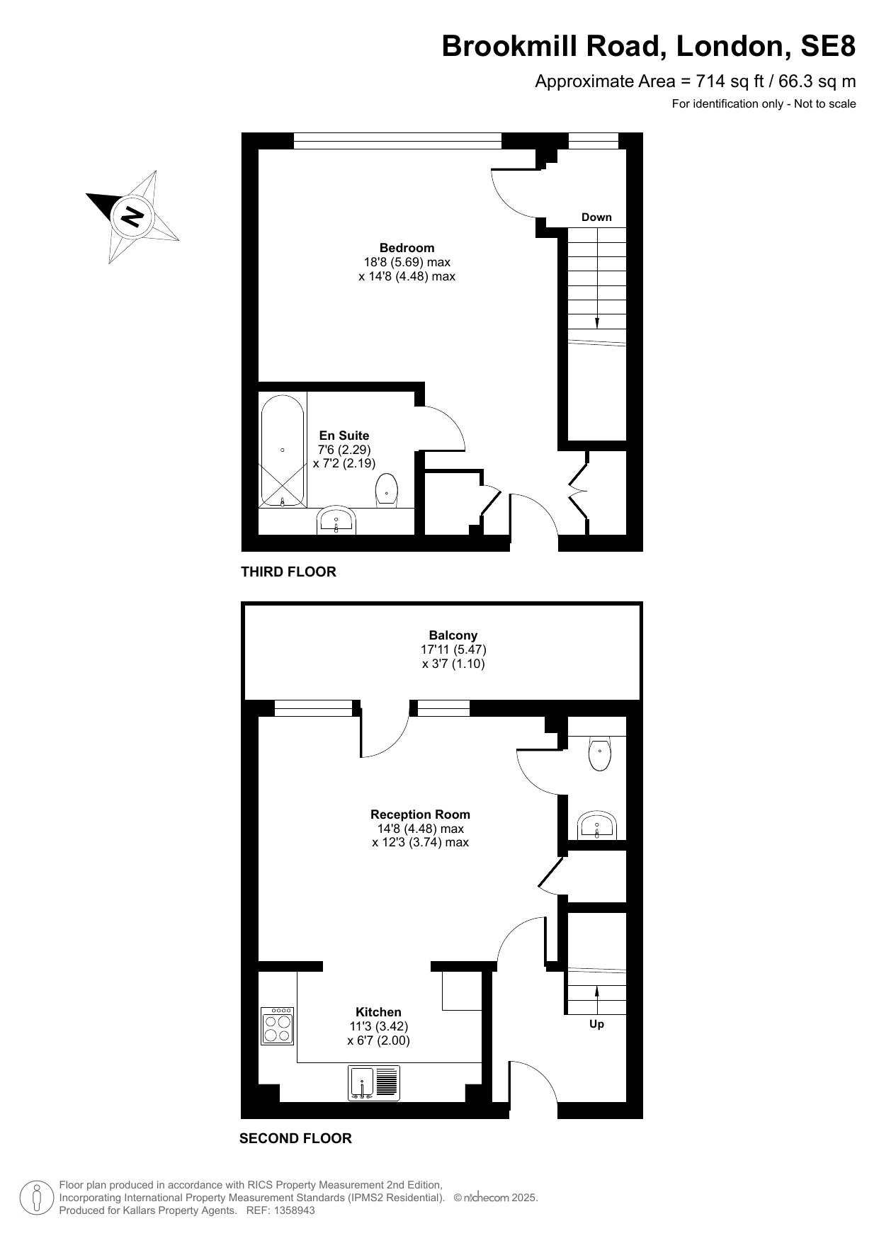 Flat 14, Norfolk House, London floorplan