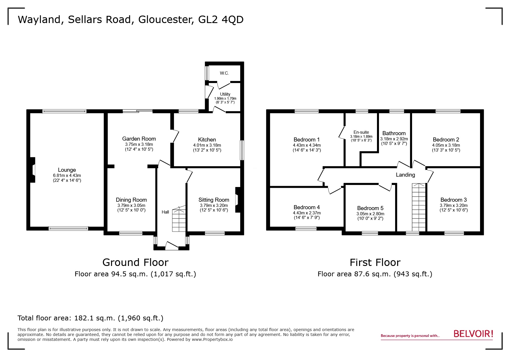 Wayland, Sellars Road, Gloucester floorplan