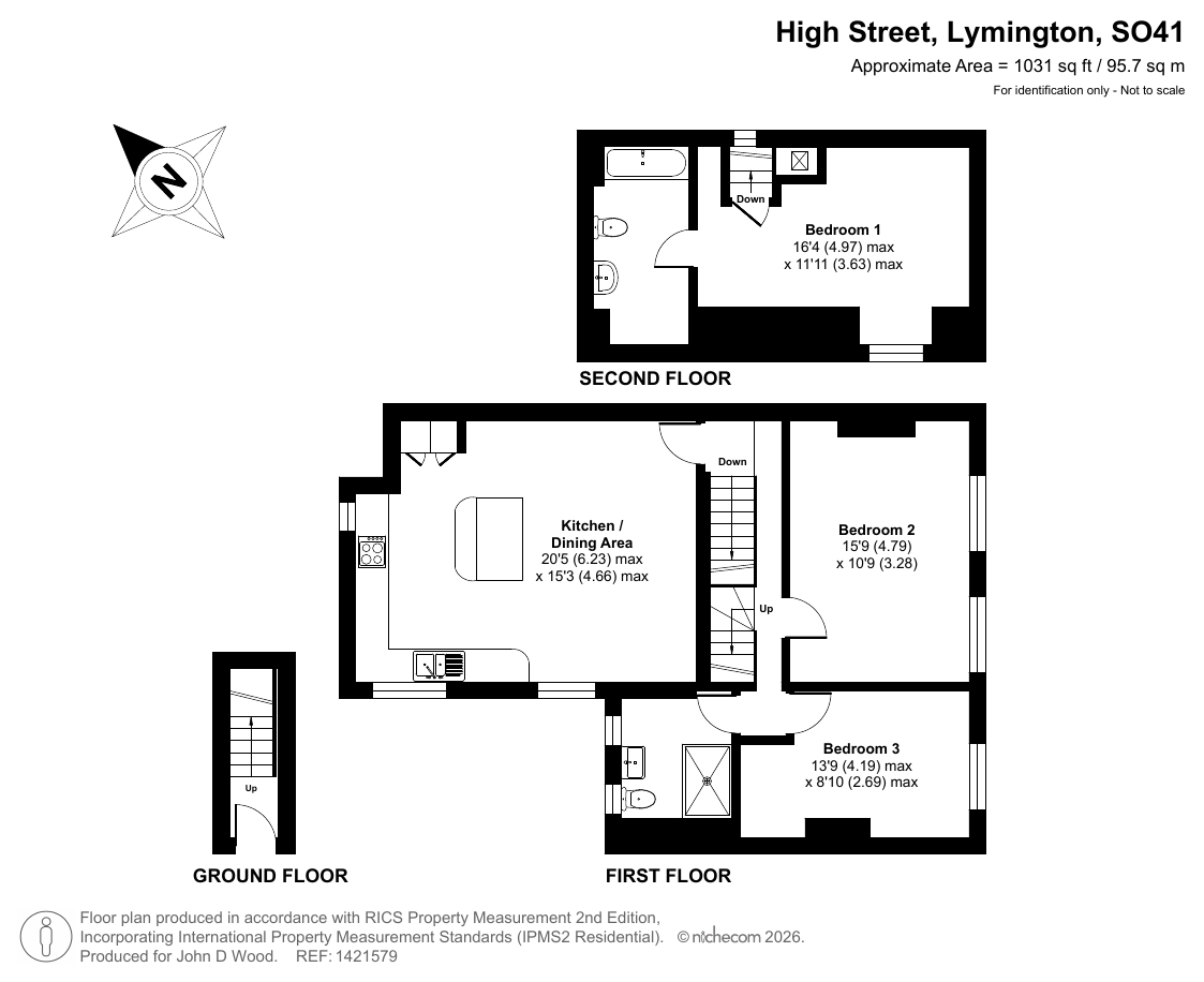 129A, High Street, Hampshire floorplan