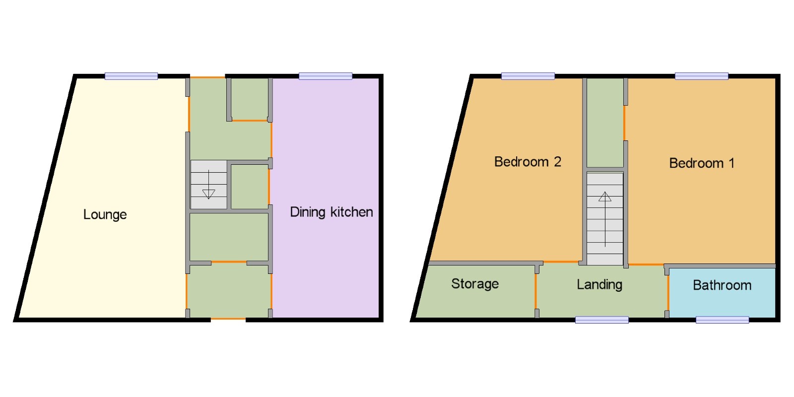 2 Bedrooms Terraced house for sale in Cairngorm Gardens, Eastfield, Cumbernauld, North Lanarkshire G68