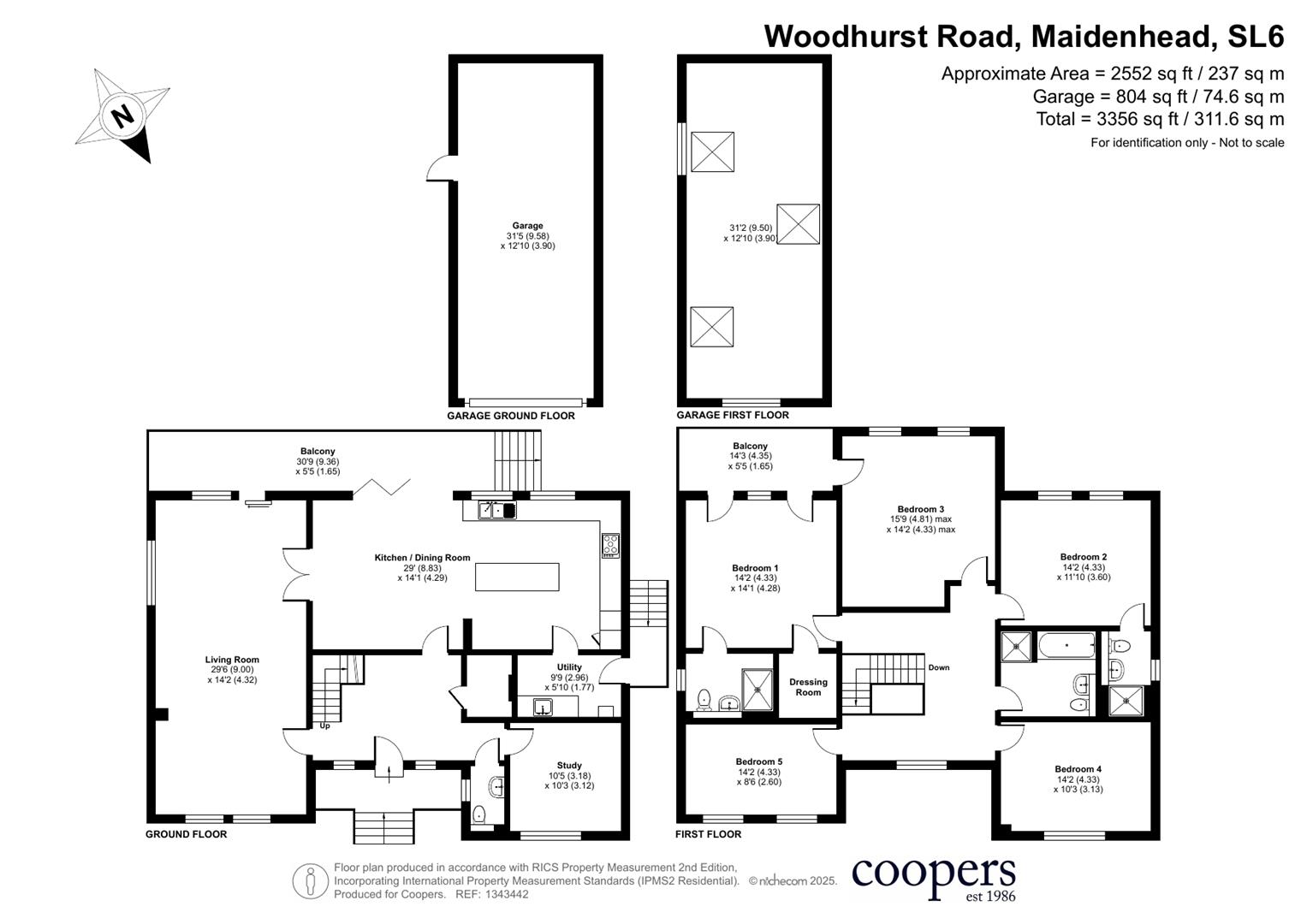 16, Woodhurst Road, Maidenhead floorplan