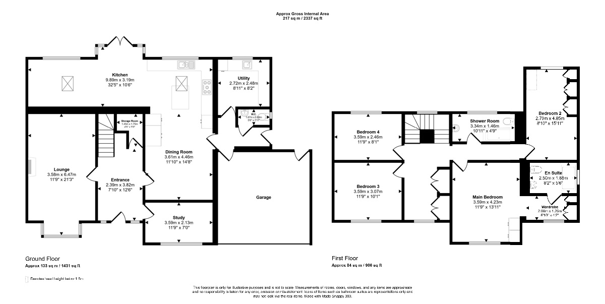 196 Middle Drive, Newcastle upon Tyne floorplan