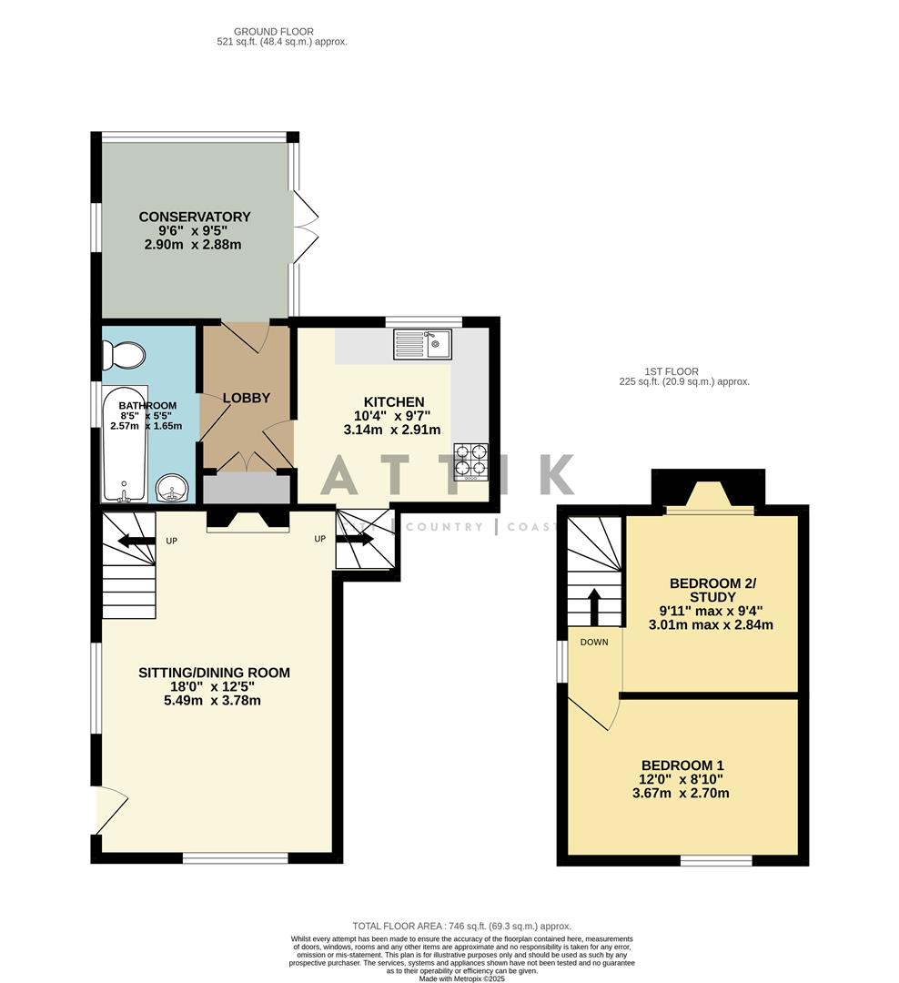 81, London Road, Halesworth floorplan