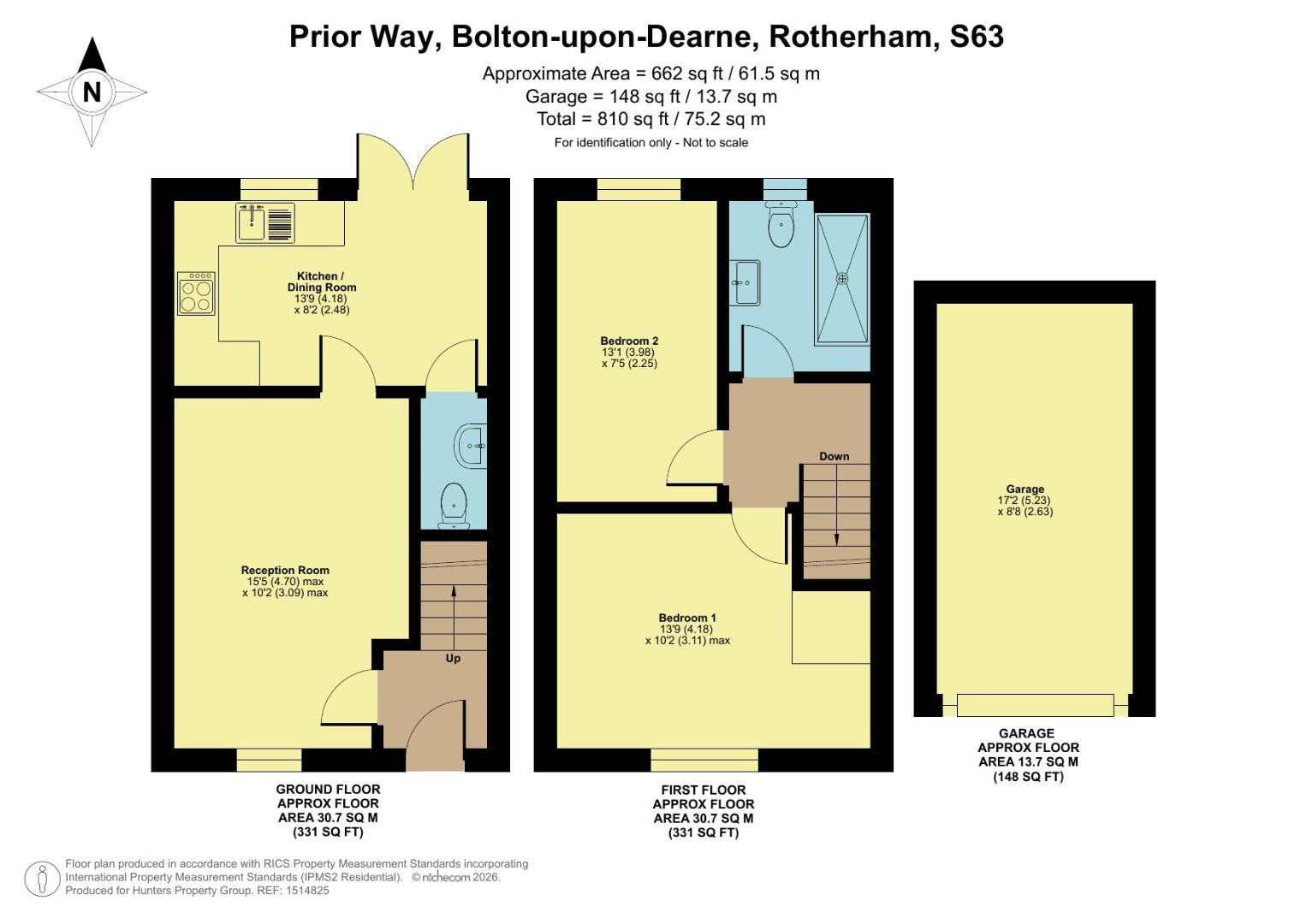 24, Prior Way, Rotherham floorplan