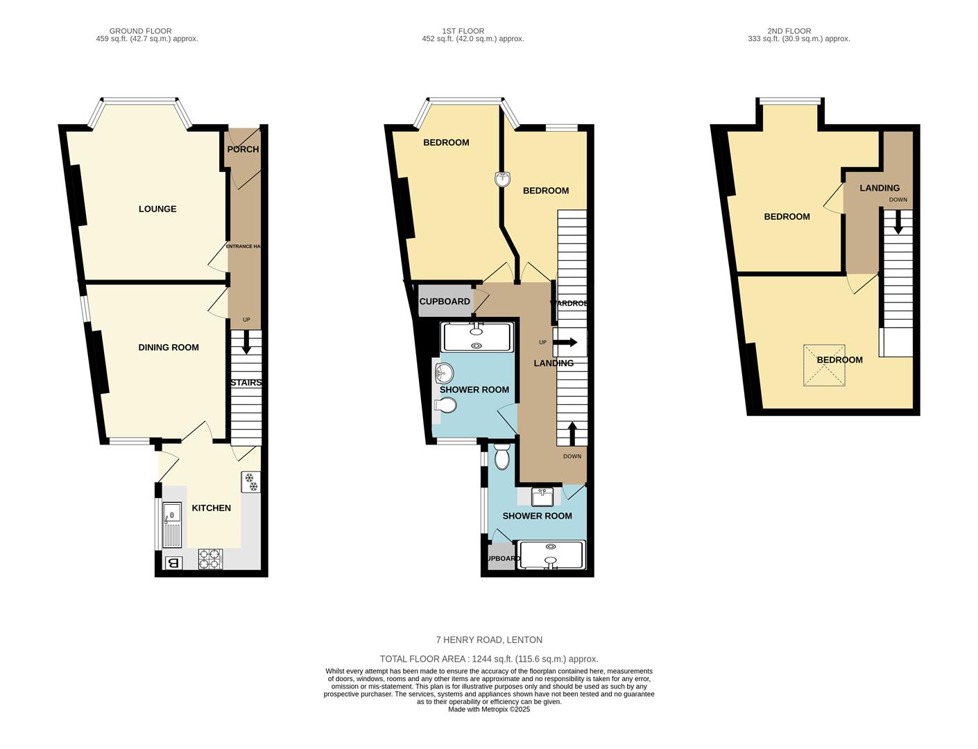 Henry Road, Nottingham floorplan