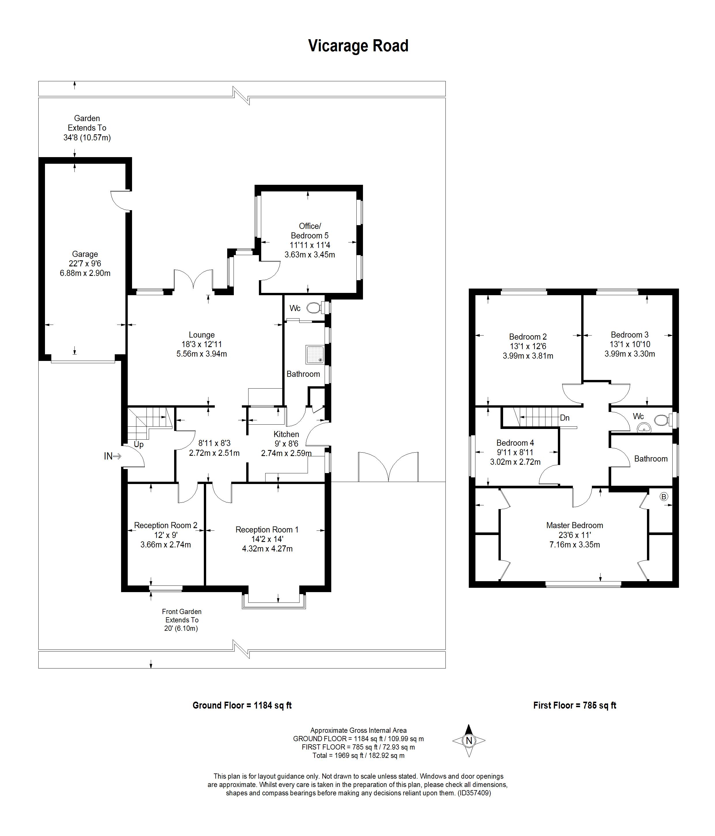 4 bed detached house for sale in Vicarage Road, Hampton Wick, Kingston
