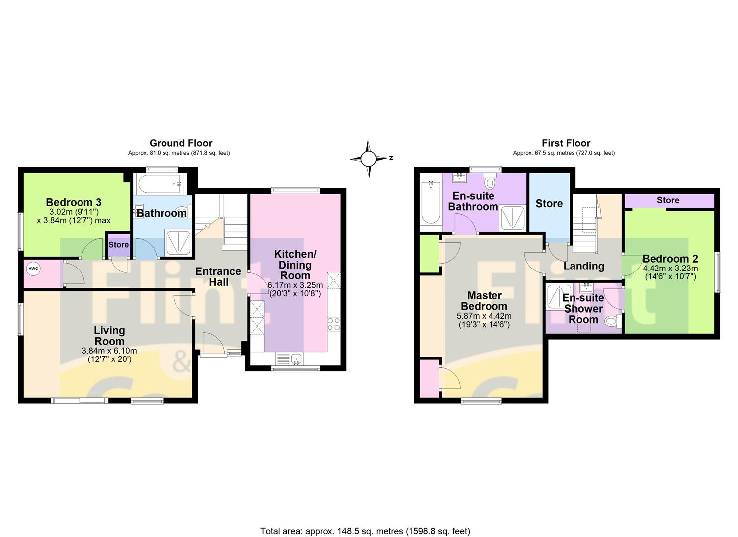 Field View Cottage, Ewyas Harold, Hereford floorplan
