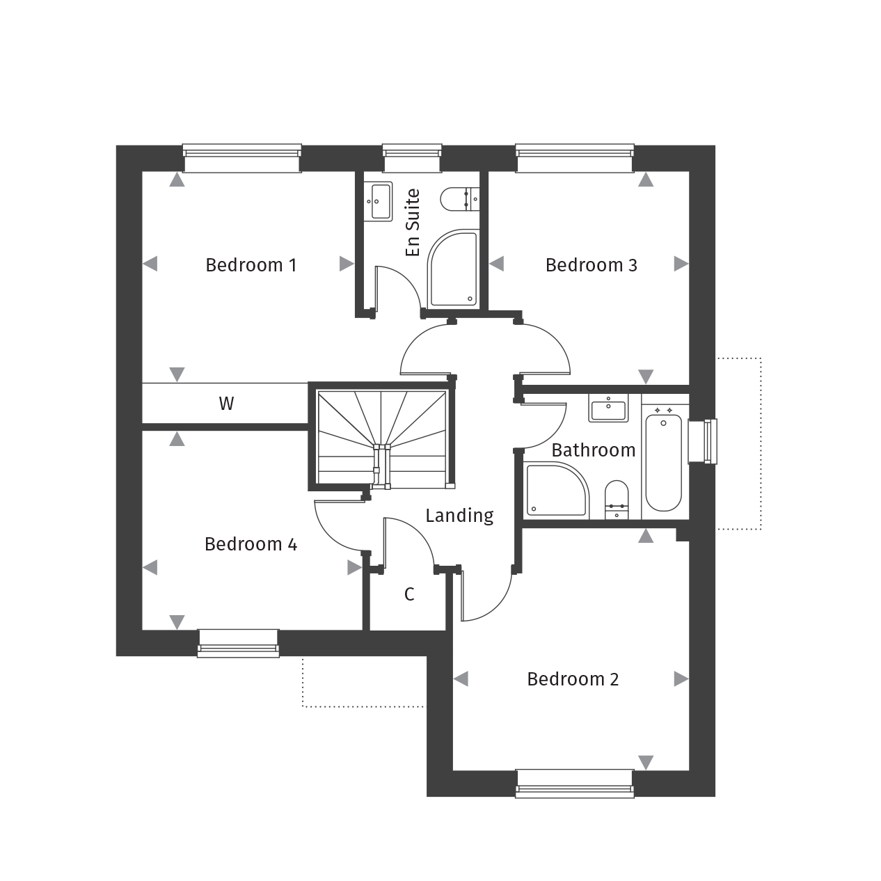New home, 4 bed detached house for sale in Sandleheath Industrial Estate, Old Brickyard Road