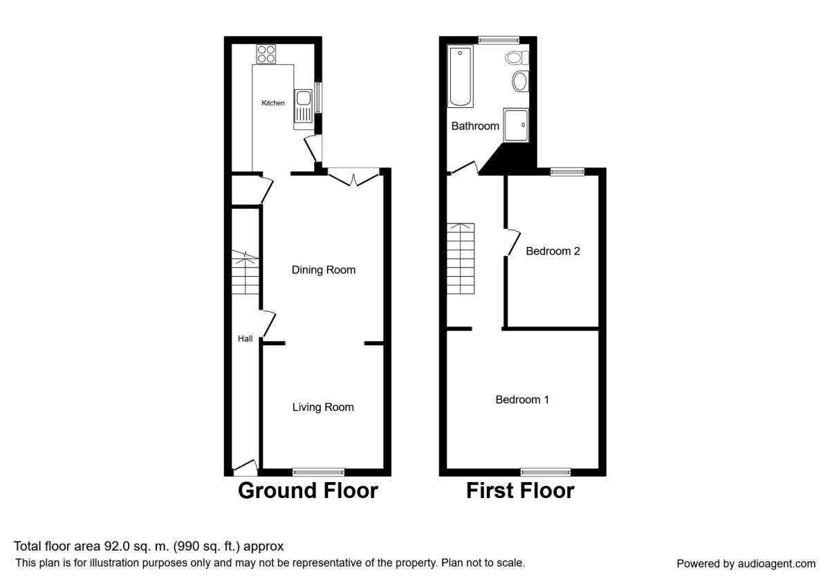 2 Bedrooms Terraced house for sale in Carr Terrace, Prescot L35