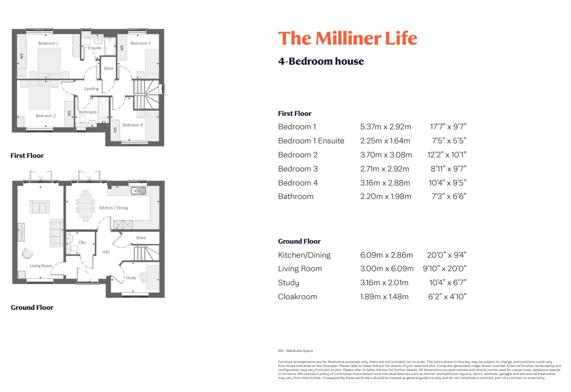 The Milliner, Woodside Way, Great Dunmow floorplan