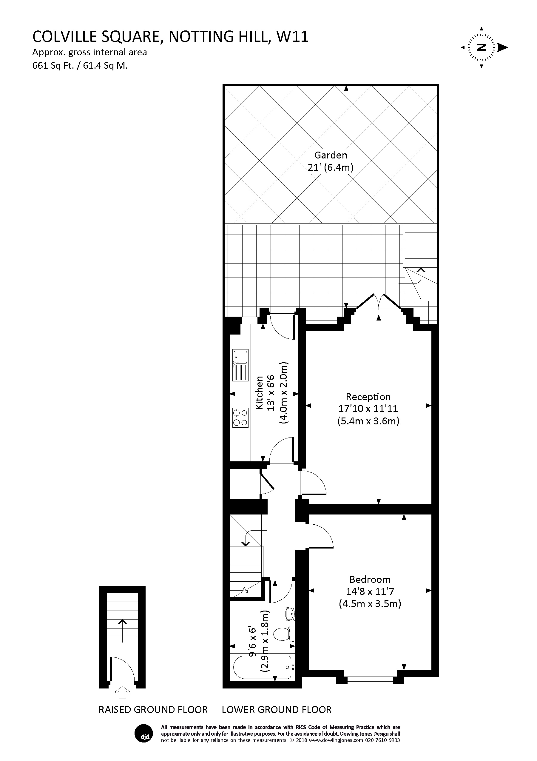 1 Bedrooms Flat to rent in Colville Square, Notting Hill W11