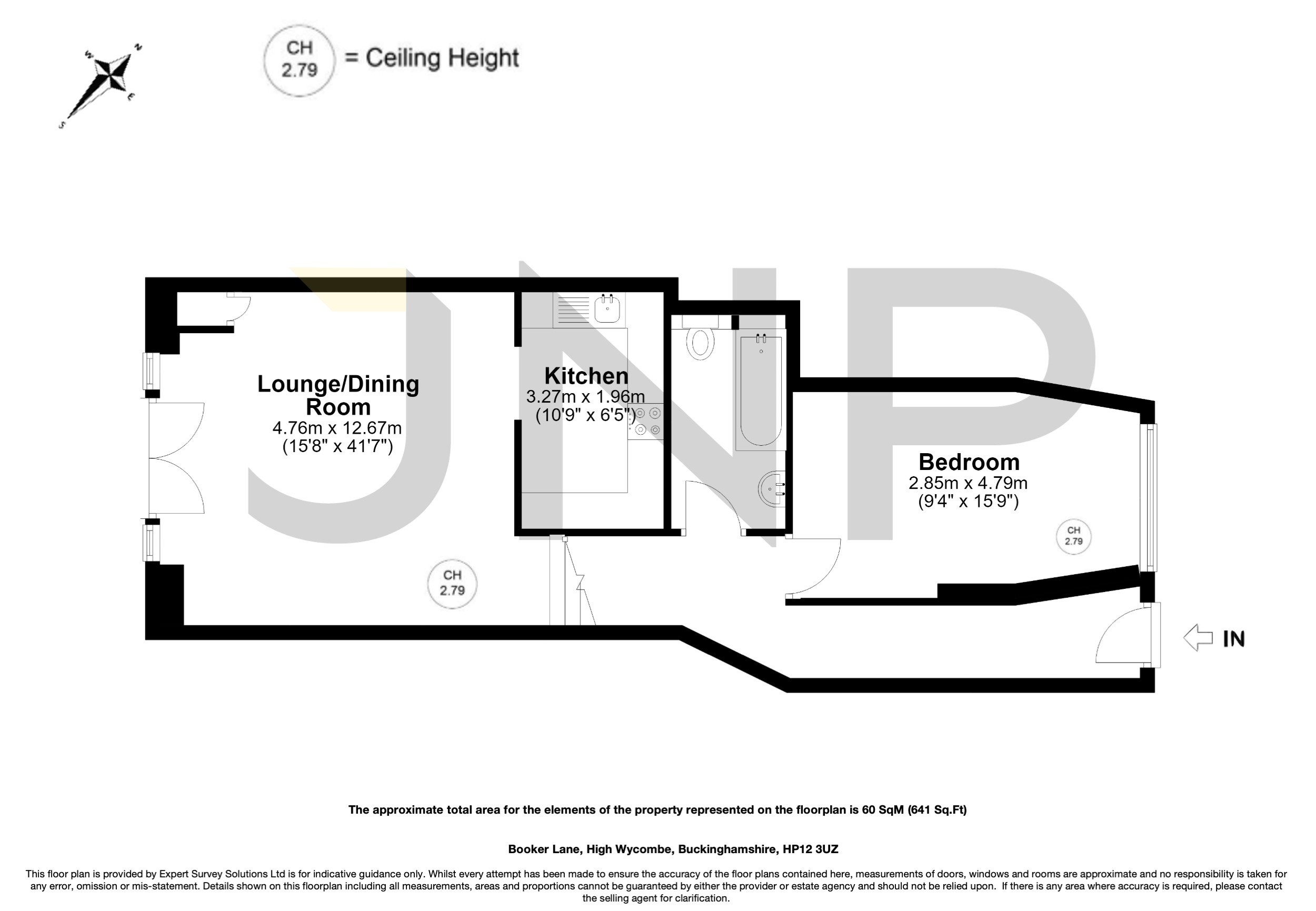 Flat 2, 32, Booker Lane, Buckinghamshire floorplan