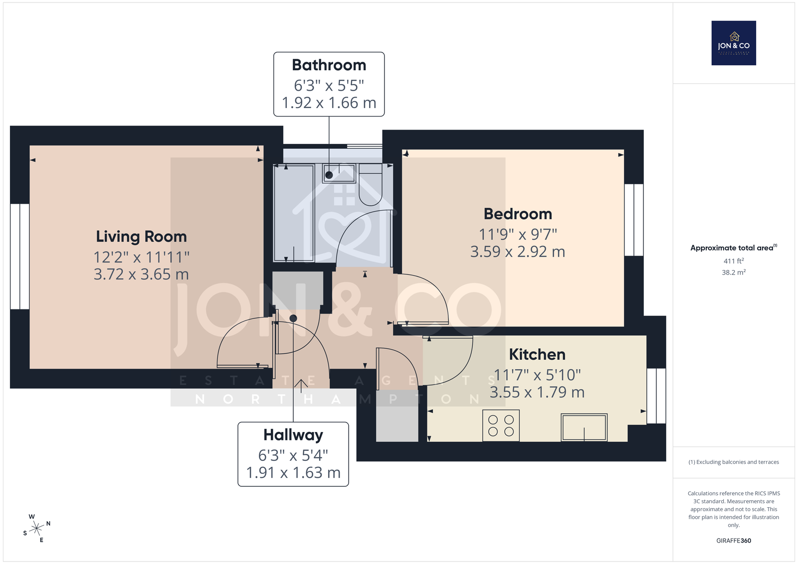 10, Osborne Road, West Northamptonshire floorplan