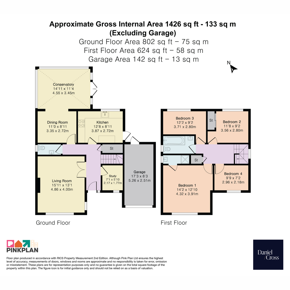 4, Fairacres, Tadworth floorplan