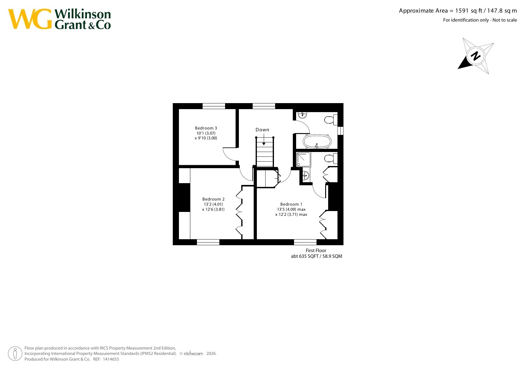 3, Victoria Cottages, Woodbury floorplan