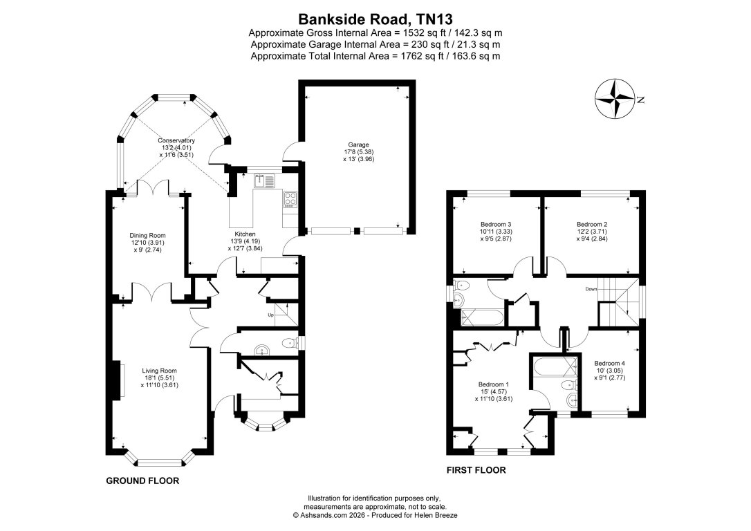 27, Bankside, Dunton Green floorplan