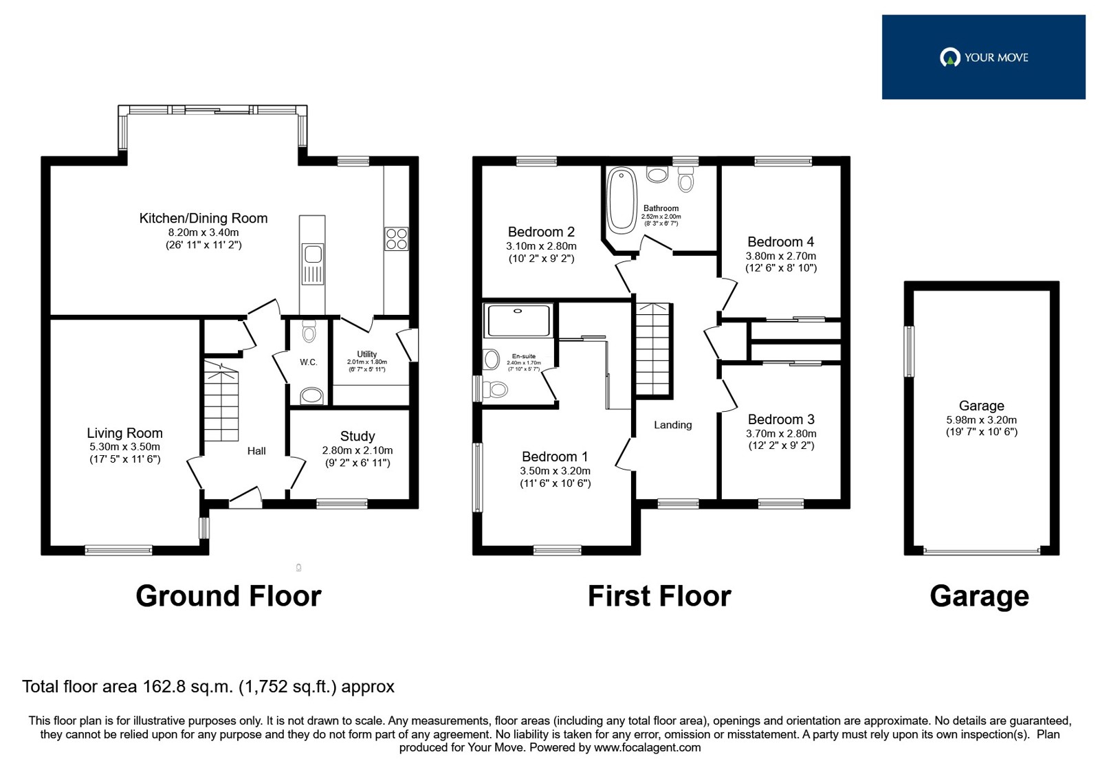 8, Barley Close, Leicester floorplan