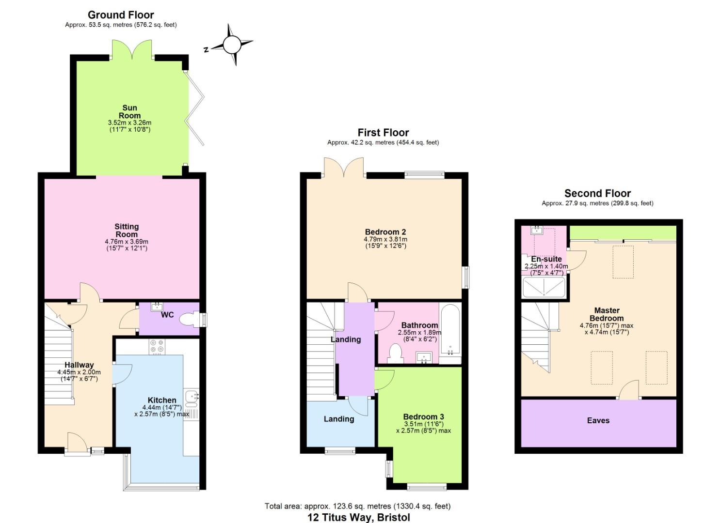 12, Titus Way, Bristol floorplan