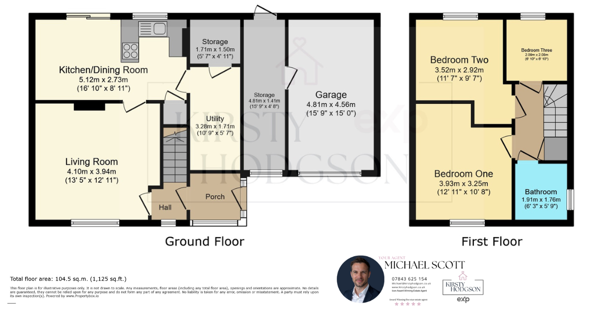 Priestlands Avenue, Hexham floorplan