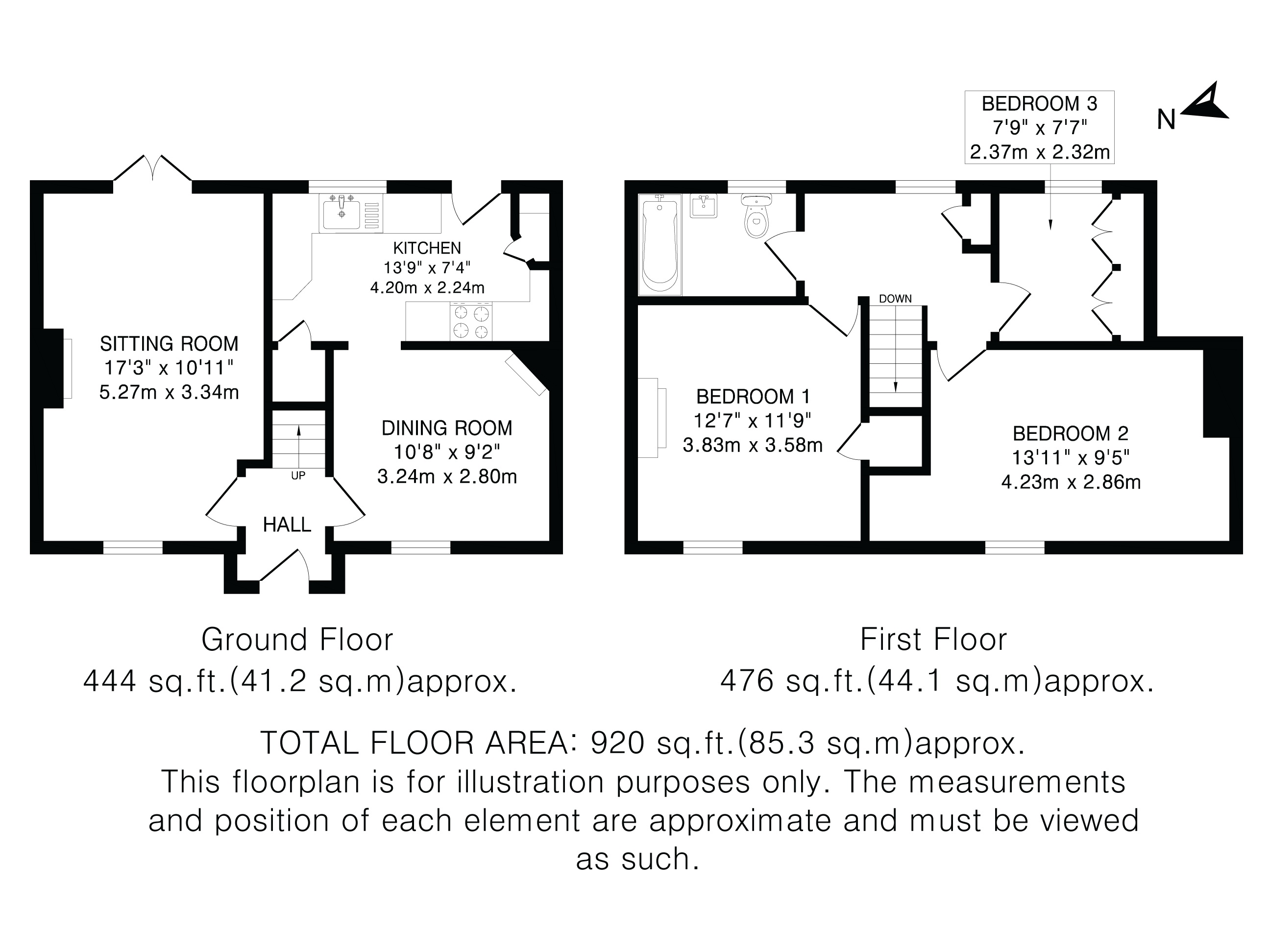Walden Place, Hertfordshire floorplan