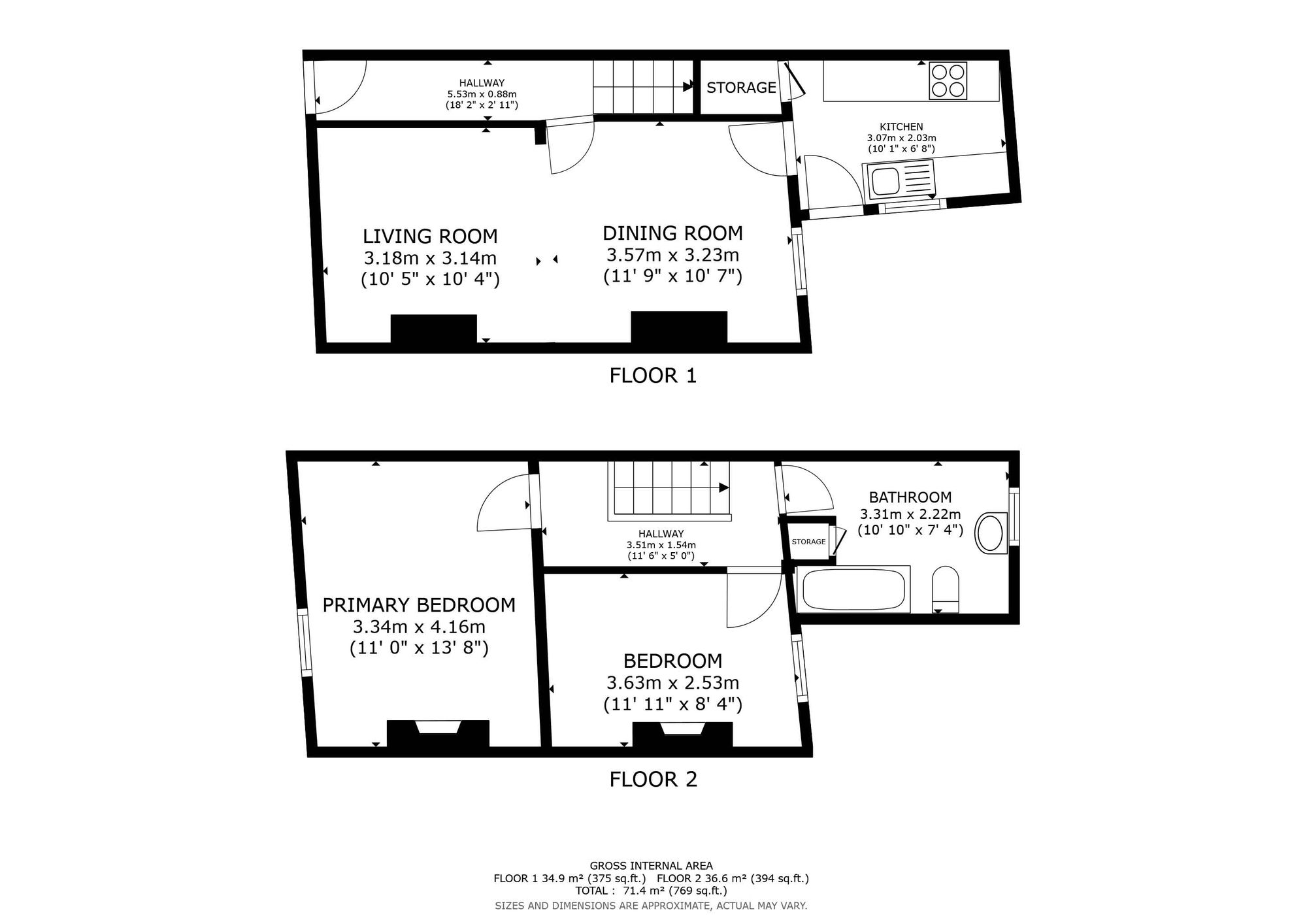5 Victor Street, Oxford floorplan