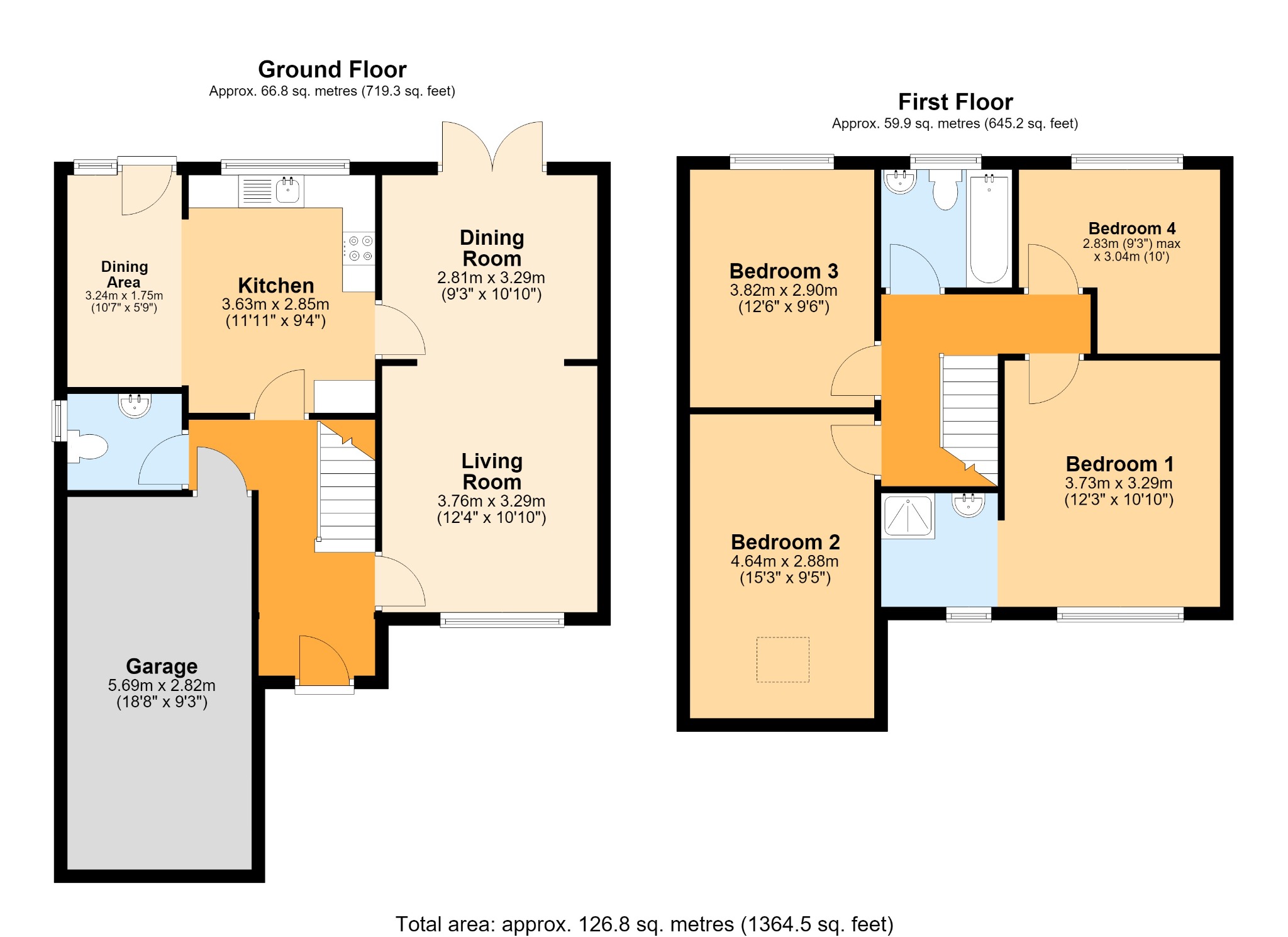 3 Parish Gardens, Rumney, South Glamorgan floorplan