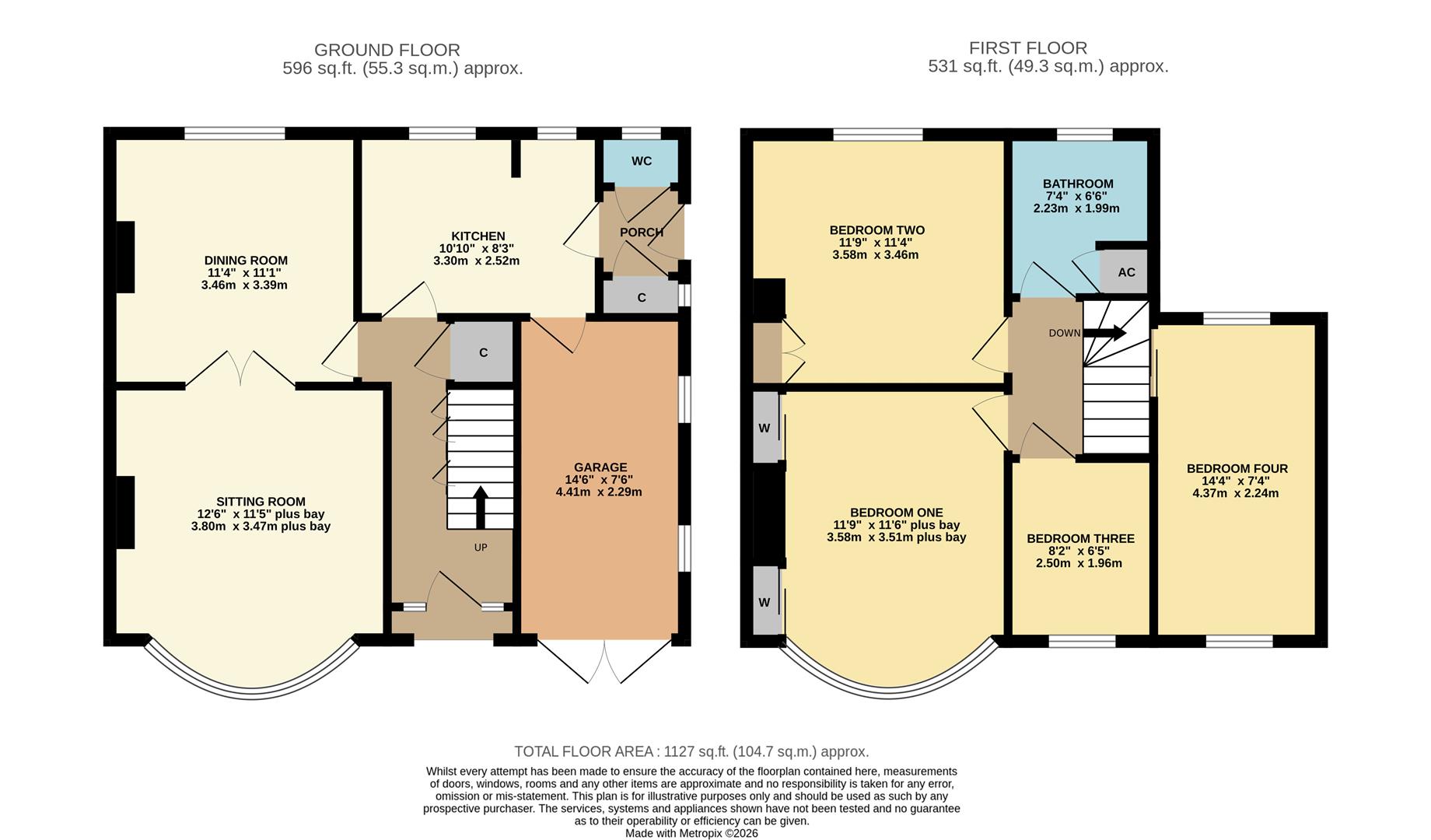 11, Yewstock Crescent West, Chippenham floorplan