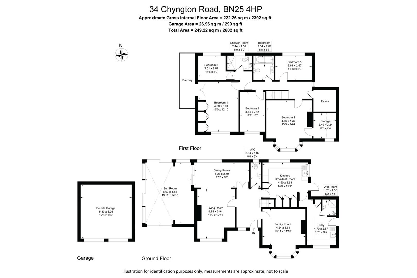 34, Chyngton Road, Seaford floorplan