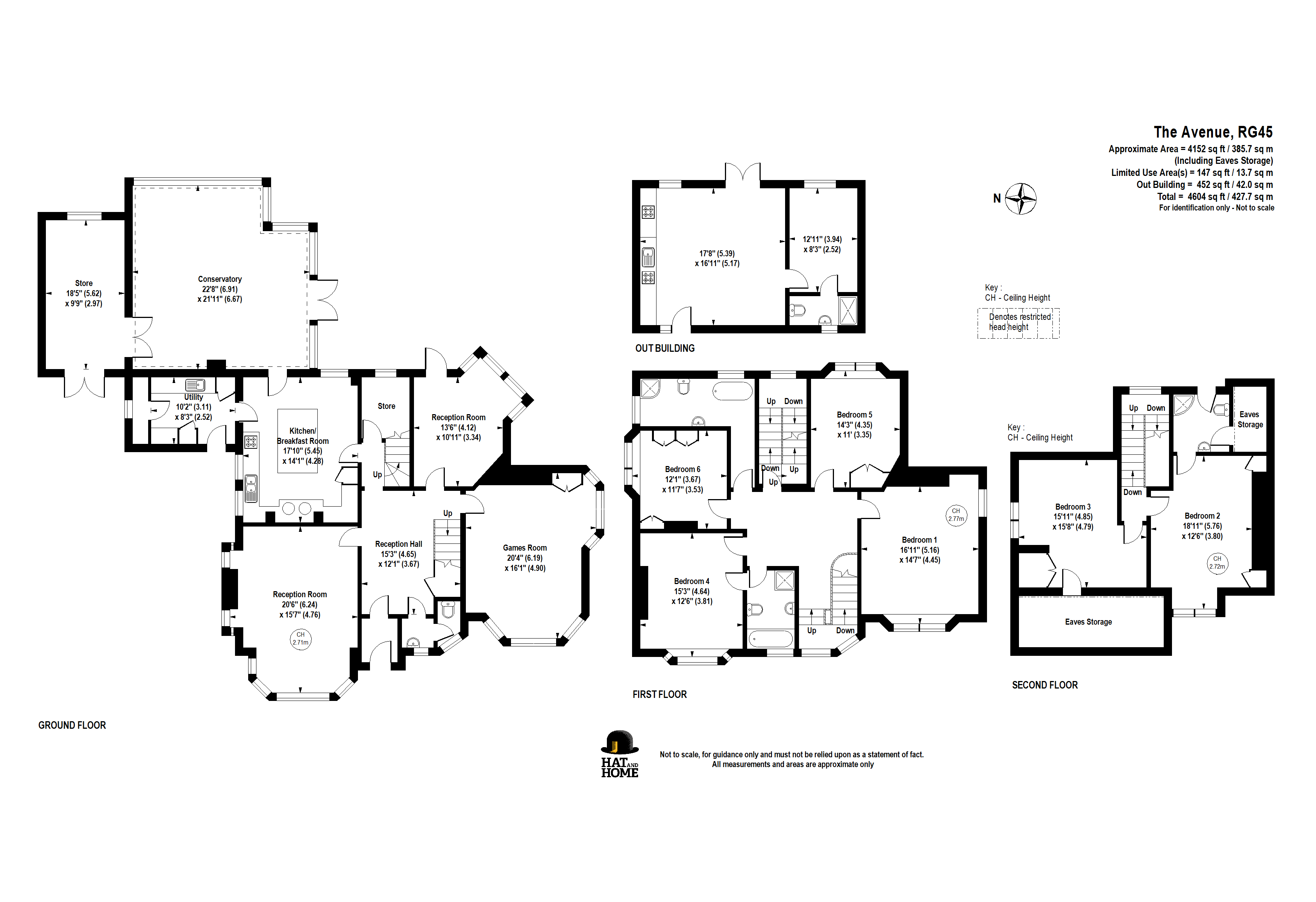 The Avenue, Crowthorne, Berkshire RG45, 6 bedroom detached house for
