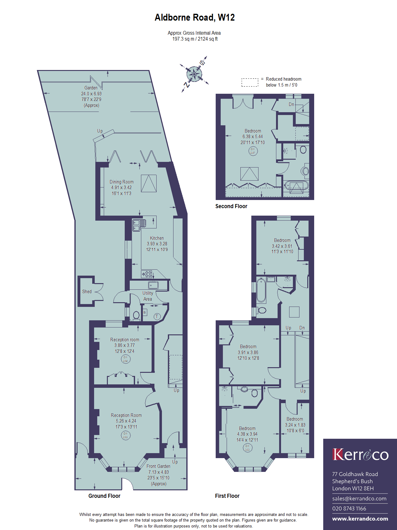56, Aldbourne Road, Shepherd's Bush W12 floorplan
