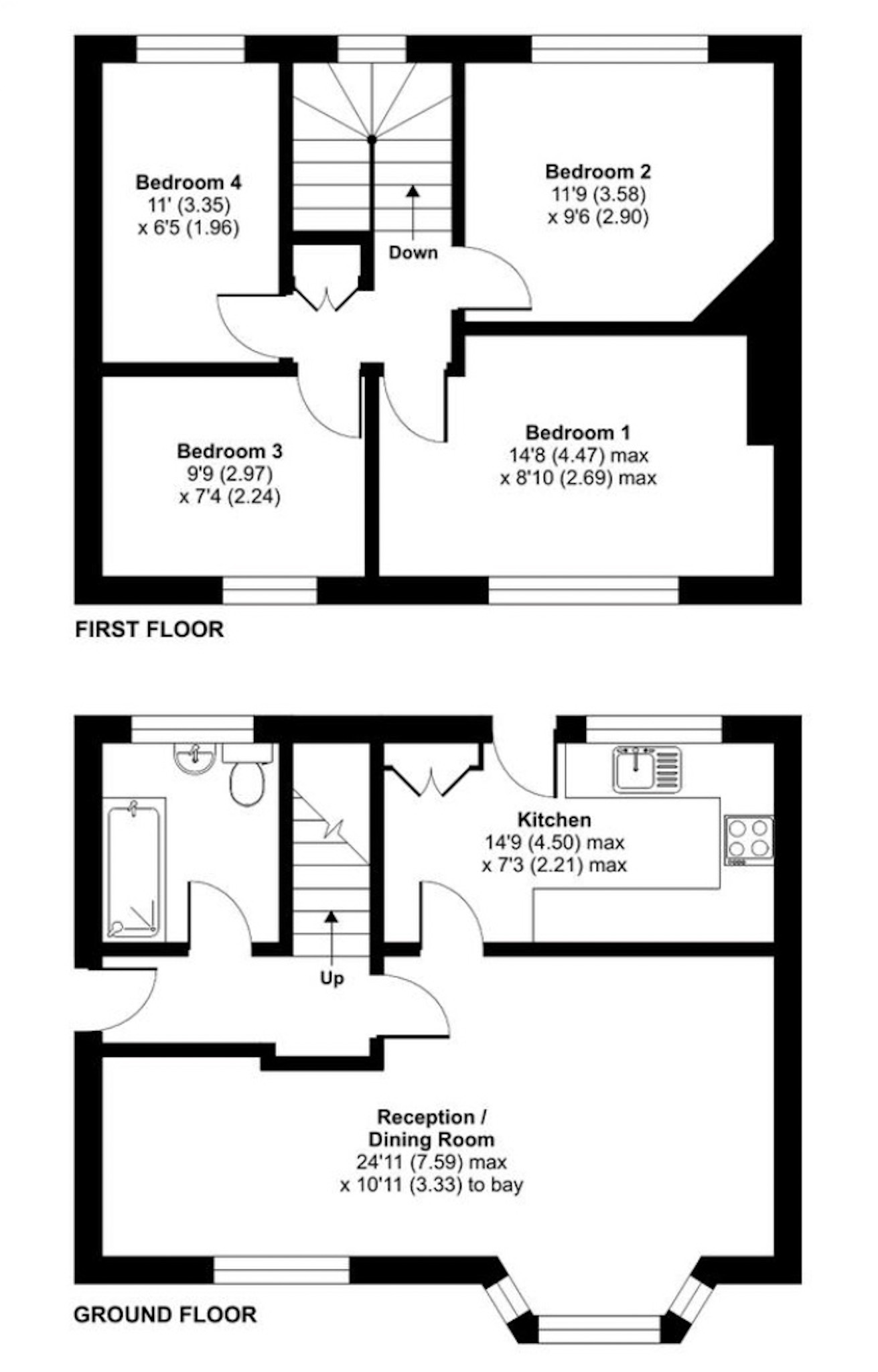 3 Low Grange View, Leeds floorplan