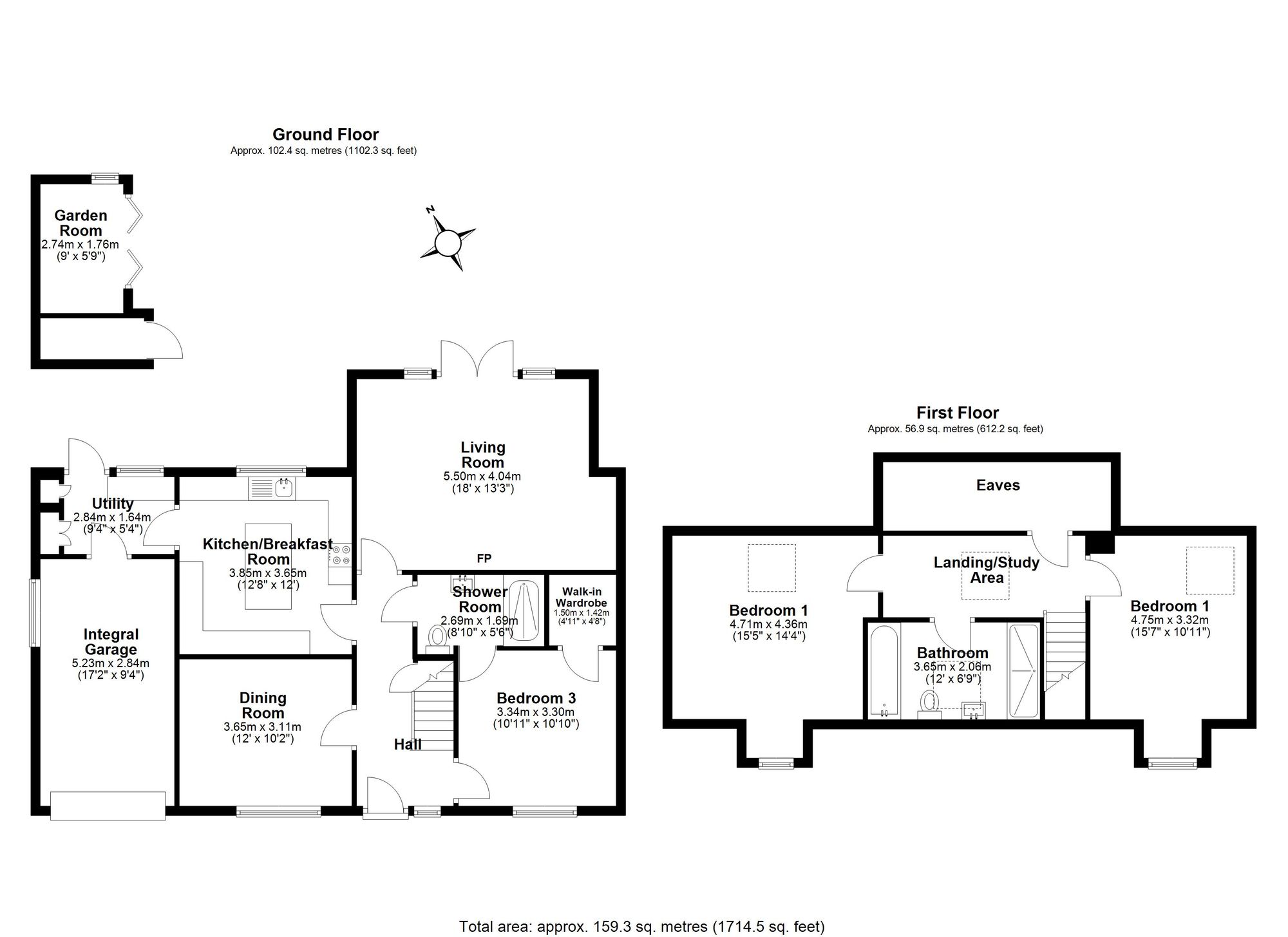 Southoe Mill Street, Harlow floorplan
