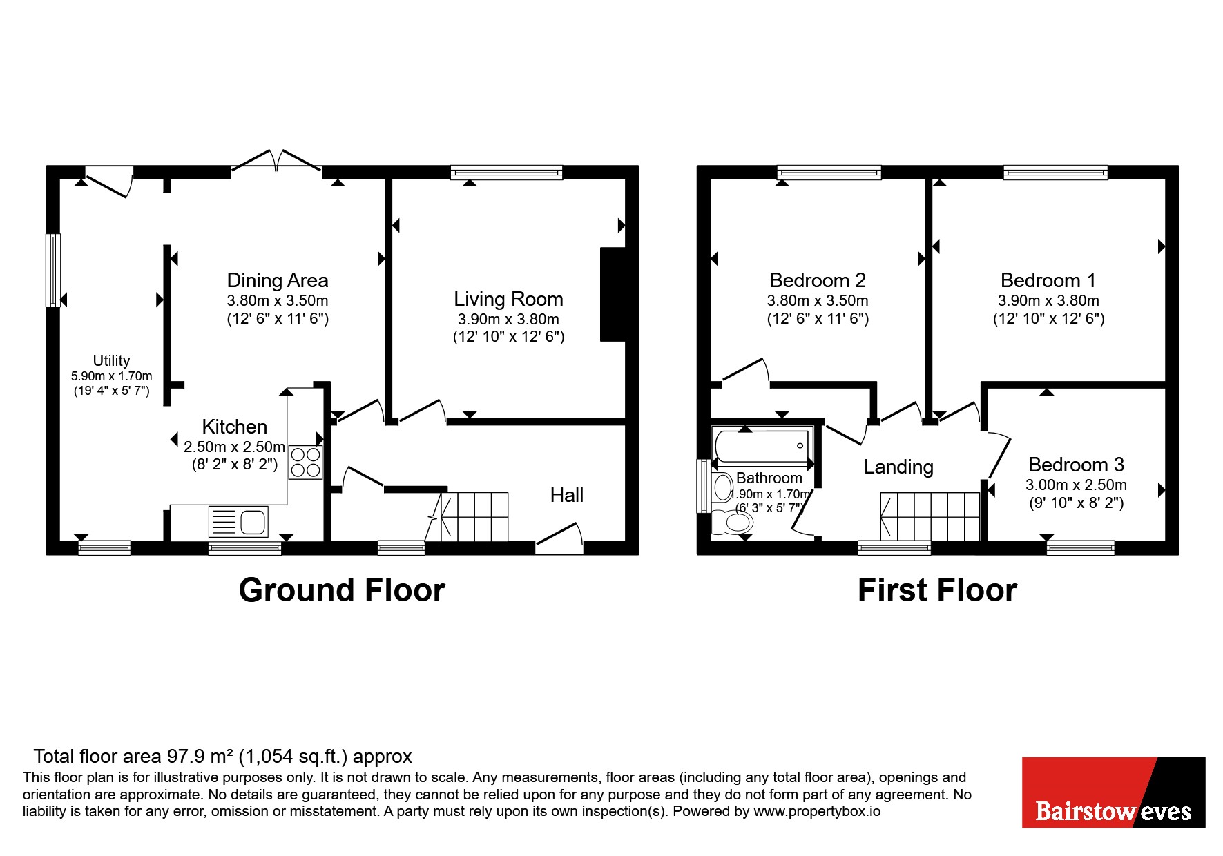 7, Elizabeth Close, Nottingham floorplan